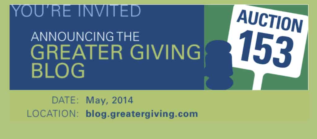 Introducing the Greater Giving Blog