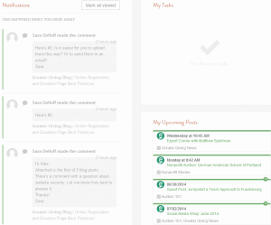 Greater Giving CoSchedule Screen Shot