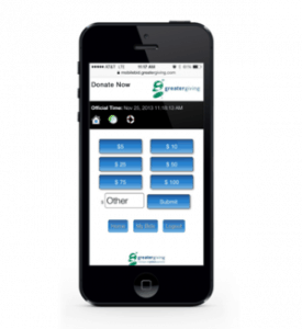Fund a need mobile bidding