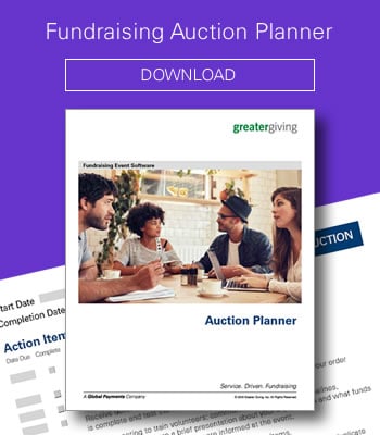 Download your free auction planner