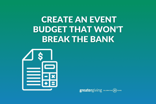 Create an Event Budget that won't break the bank