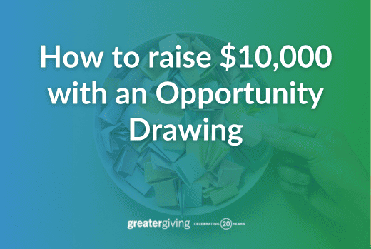 How to raise $10,000 with an Opportunity Drawing