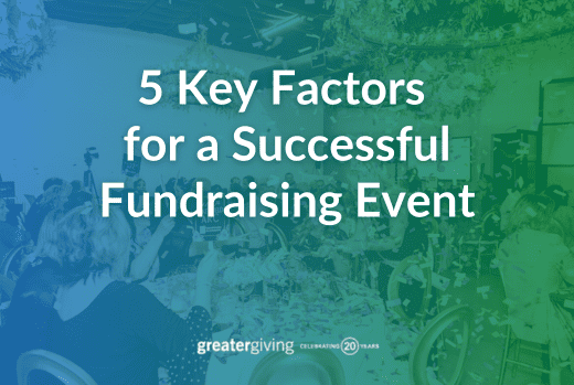 5 Key Factors for a Successful Fundraising Event