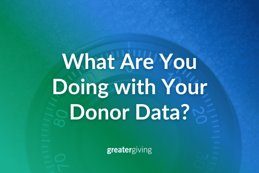 Donor Data and Relationships in Fundraising