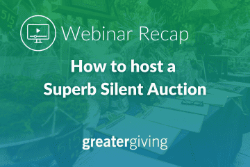 HOw to Host a Superb Silent Auction