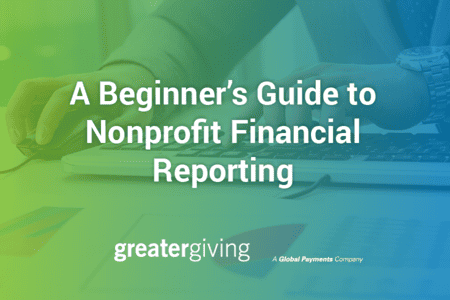 This image shows the post’s title: A Beginner's Guide to Nonprofit Financial Reporting.]