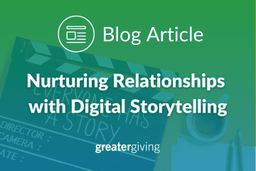 Nurturing Relationships with Digital Storytelling