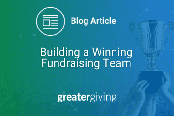 Building a Winning Fundraising Team