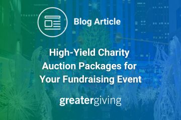 High-Yield Charity Auction Packages for Your Fundraising Event