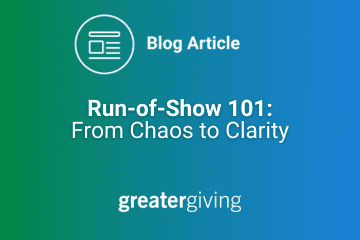 run-of-show