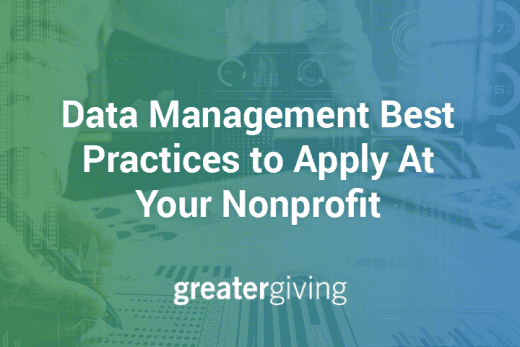 Article title Data Management Best Practices to Apply At Your Nonprofit