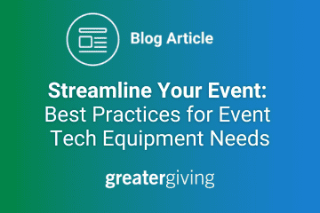 Streamline Your Event Tech Equiptment