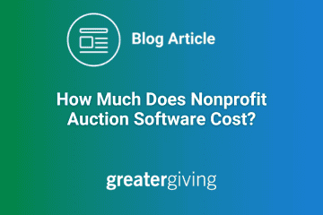 Blog Title How Much Does Nonprofit Auction Software Cost