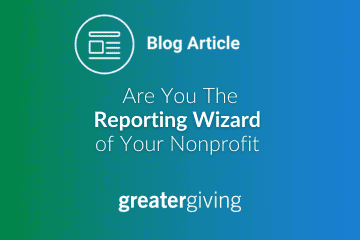 Reporting Wizard Nonprofit
