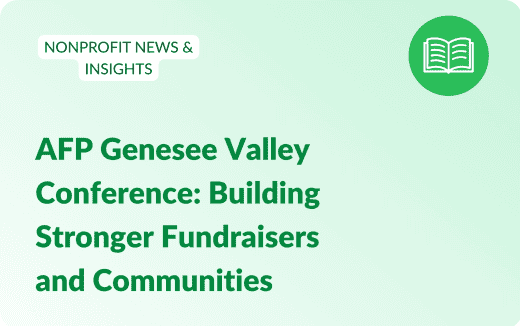 AFP Genesee Valley Conference: Building Stronger Fundraisers and Communities