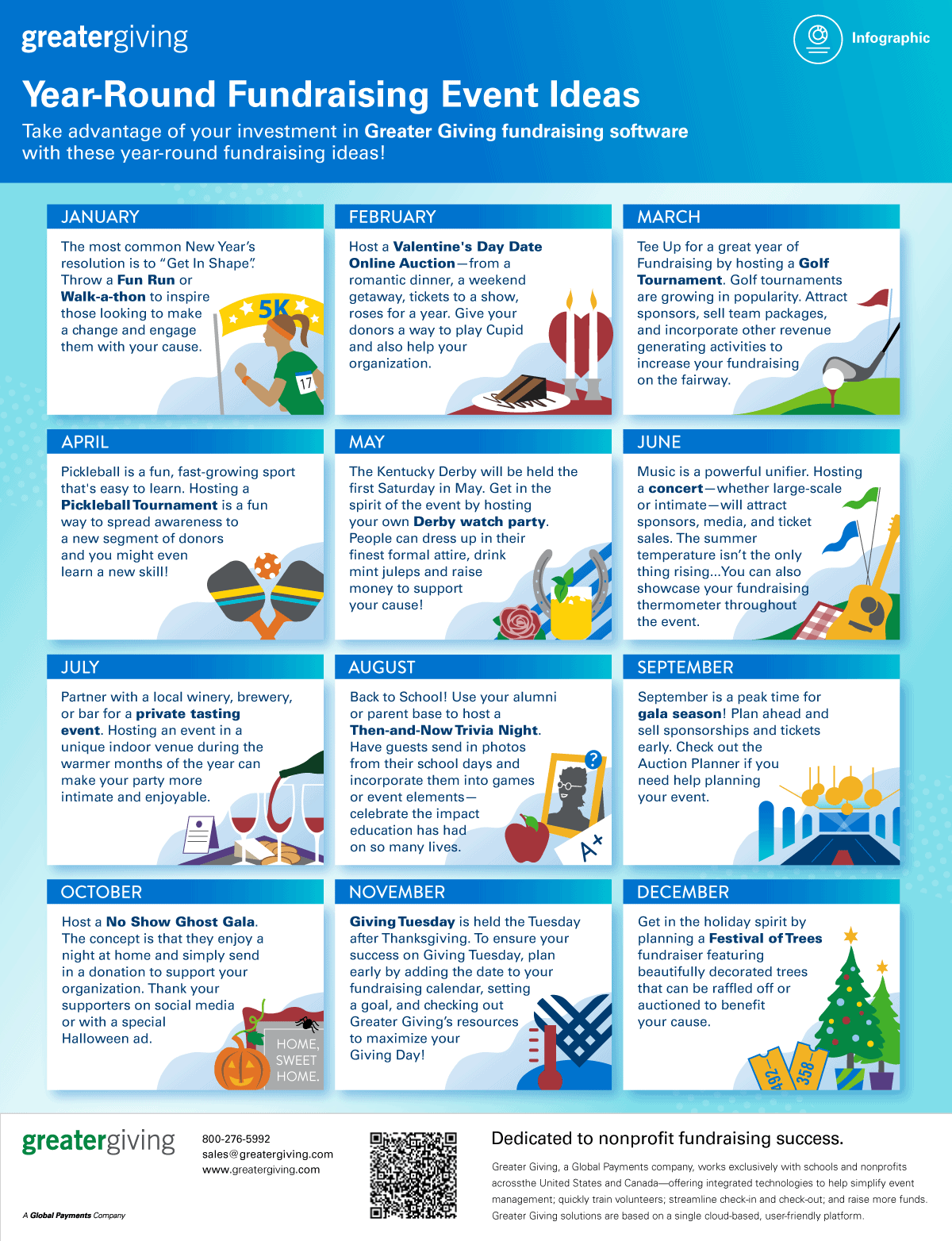 2023 Calendar of Year-Round Fundraising Event Ideas