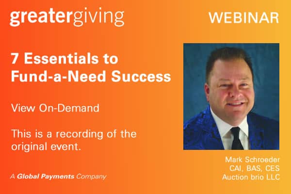 7 Essentials to Fund-a-Need Success with Auction brio LLC