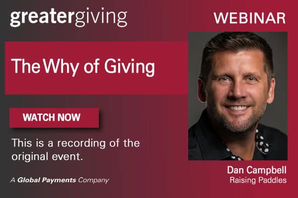 Webinar: The Why of Giving with Raising Paddles